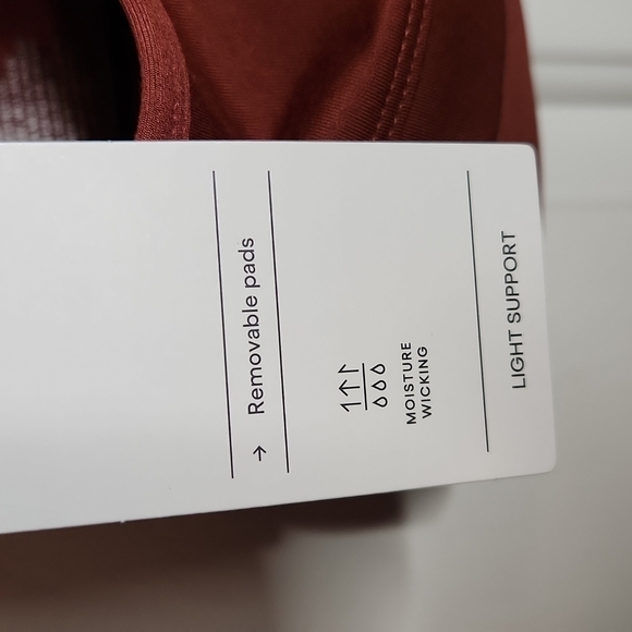 all in Motion Stretch Light Support Micro-Mesh Bra Russet Brown Size M - Picture 7 of 9